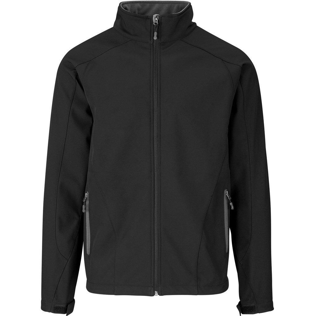 Mens Geneva Softshell Jacket - Black - Probrand