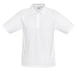 Kids Sprint Golf Shirt - White