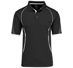 Mens Razor Golf Shirt Black