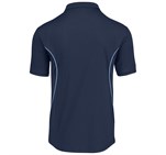 Mens Razor Golf Shirt Navy Light Blue