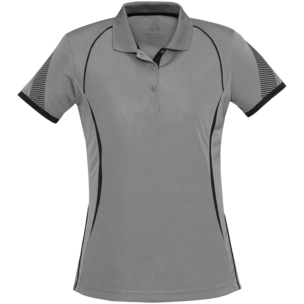 Ladies Razor Golf Shirt - Grey