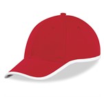 New Jersey Cap - 6 Panel Red