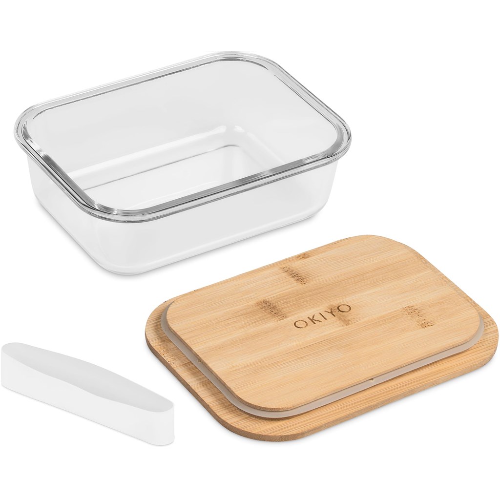 Okiyo Moshi Glass & Bamboo Lunch Box