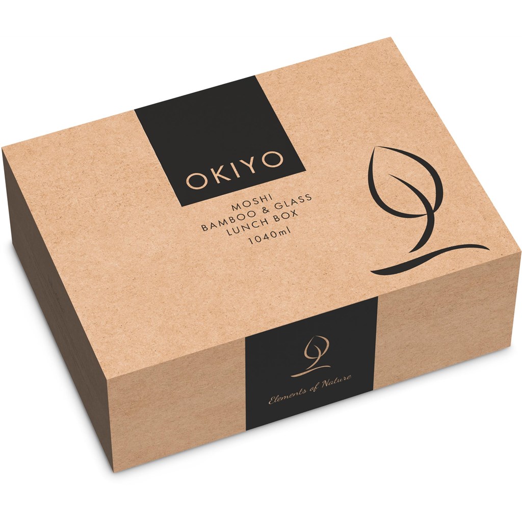 Okiyo Moshi Glass & Bamboo Lunch Box