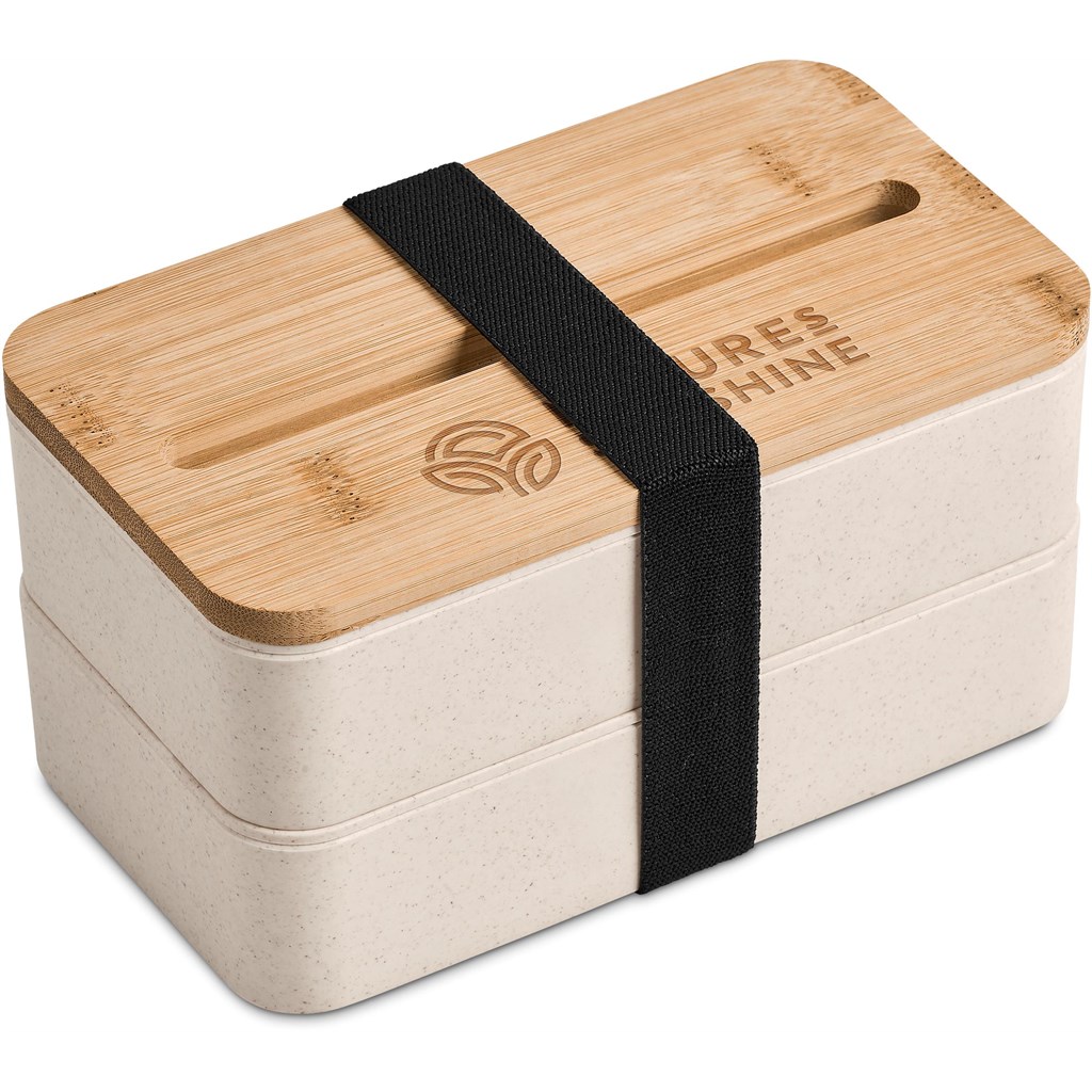 Okiyo Dura Wheat Straw Lunch Box & Phone Stand