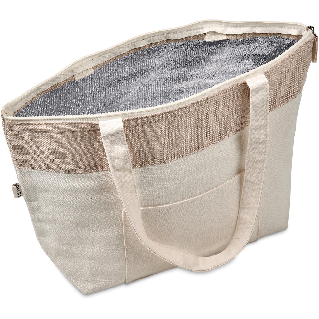 Okiyo Arshi Cotton & Jute 12 Can Lunch Cooler