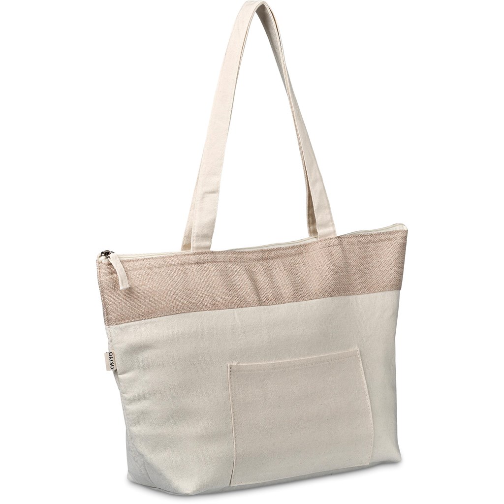 Okiyo Arshi Cotton & Jute 12 Can Lunch Cooler