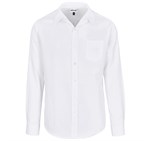 Mens Long Sleeve Oxford Shirt White