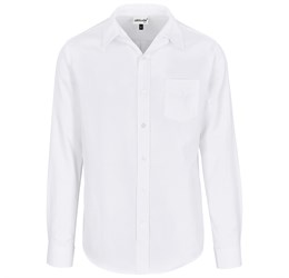 promo: Mens Long Sleeve Oxford Shirt (White)!
