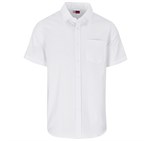 Mens Short Sleeve Oxford Shirt White