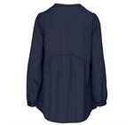 Ladies Long Sleeve Candice Blouse Navy