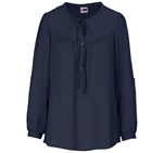 Ladies Long Sleeve Candice Blouse Navy