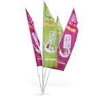 Legend 4 Flag Fountain 6m Large (1m x 4m flags)