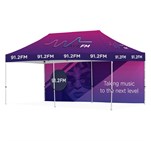 Ovation Sublimated Gazebo 6m X 3m - 1 Long Full-Wall Skin