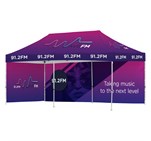 Ovation Sublimated Gazebo 6m X 3m - 1 Long Full-Wall Skin - 1 Short Full-Wall Skin