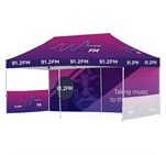 Ovation Sublimated Gazebo 6m X 3m - 1 Long Full-Wall Skin - 2 Short Half-Wall Skins