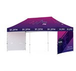 Ovation Sublimated Gazebo 6m X 3m - 2 Short Full-Wall Skins