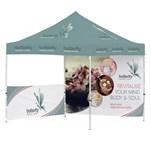 Ovation Sublimated Gazebo 3m X 3m - 1 Half-Wall Skin - 1 Full-Wall Skin