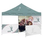 Ovation Sublimated Gazebo 3m X 3m - 2 Half-Wall Skins - 1 Full-Wall Skin