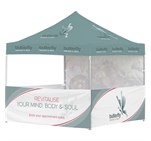 Ovation Sublimated Gazebo 3m X 3m - 3 Half-Wall Skins - 1 Full-Wall Skin