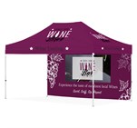 Ovation Sublimated Gazebo 4.5m X 3m - 1 Long Full-Wall Skin