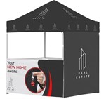 Ovation Sublimated Gazebo 2m X 2m Petite Frame - 3 Half-Wall Skins - 1 Full Wall Skin DISPLAY-2158-02