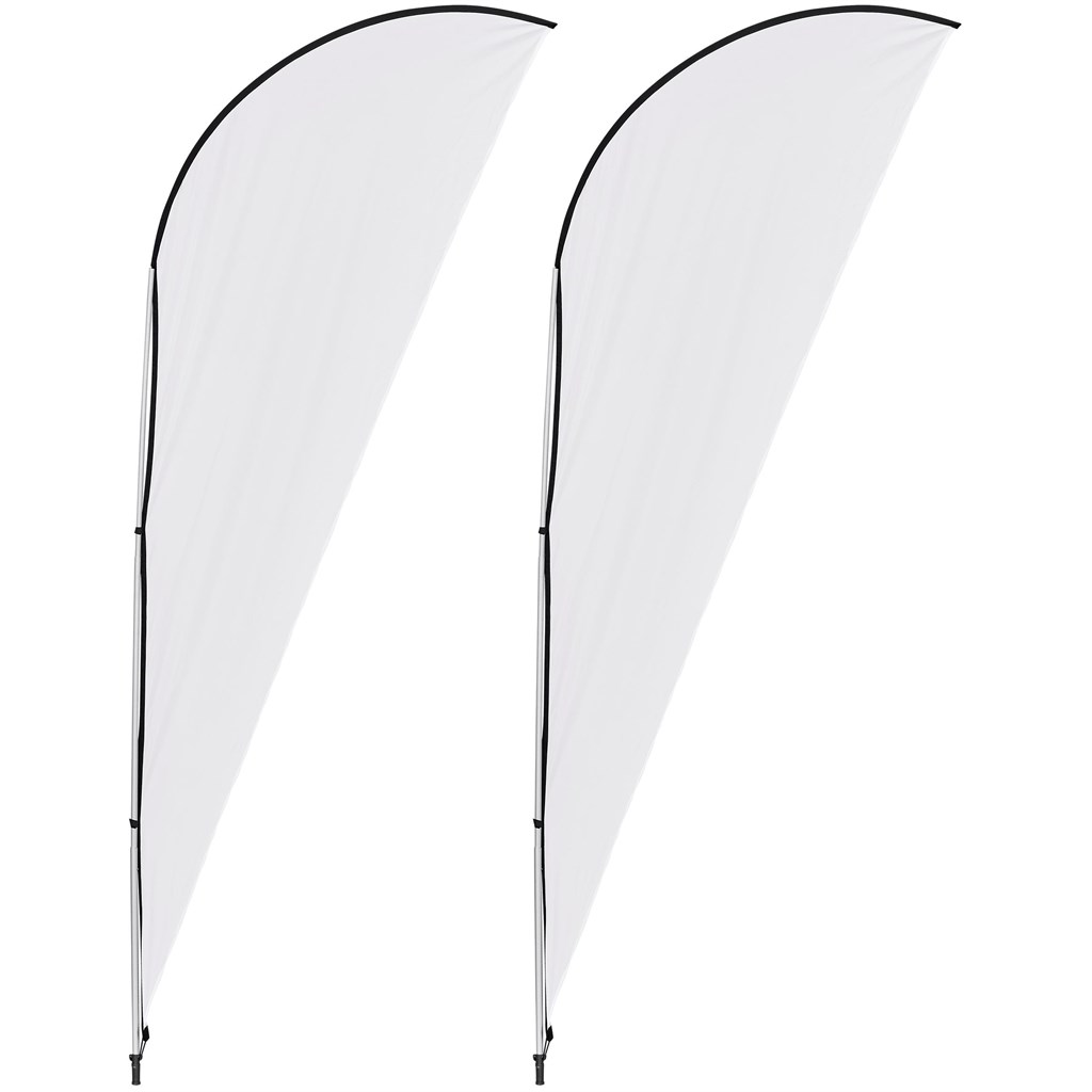 Legend 2m Sharkfin Flying Banner (Set of 2)