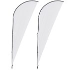 Legend 2m Sharkfin Flying Banner (Set of 2) DISPLAY-7002_DISPLAY-7002-NO-LOGO