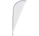 Legend 2M Sublimated Sharkfin Double-Sided Flying Banner - 1 complete unit DISPLAY-7012_DISPLAY-7012-01-NO-LOGO