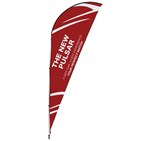 Legend 2M Sublimated Sharkfin Double-Sided Flying Banner - 1 complete unit DISPLAY-7012_DISPLAY-7012-01