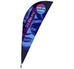 Legend 3M Sublimated Sharkfin Double-Sided Flying Banner - 1 complete unit DISPLAY-7013_DISPLAY-7013-01