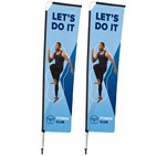 Legend 3m Telescopic Flying Banner (Set of 2)