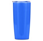 Altitude Daytona Plastic 2-in-1 Double-Wall Tumbler & Straw - 600ml Ocean Blue