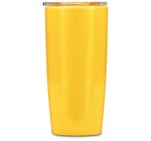 Altitude Daytona Plastic 2-in-1 Double-Wall Tumbler & Straw - 600ml Yellow