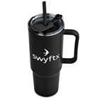 Altitude Texas Plastic Double-Wall Mug – 1.2 Litre Black