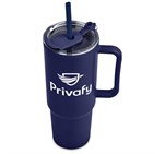 Altitude Texas Plastic Double-Wall Mug – 1.2 Litre Navy