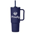 Altitude Texas Plastic Double-Wall Mug – 1.2 Litre Navy