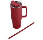 Altitude Texas Plastic Double-Wall Mug – 1.2 Litre Red