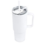 Altitude Texas Plastic Double-Wall Mug – 1.2 Litre Solid White