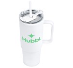 Altitude Texas Plastic Double-Wall Mug – 1.2 Litre Solid White