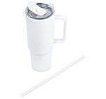 Altitude Texas Plastic Double-Wall Mug – 1.2 Litre Solid White