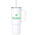 Altitude Texas Plastic Double-Wall Mug – 1.2 Litre Solid White