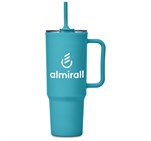 Altitude Texas Plastic Double-Wall Mug – 1.2 Litre Turquoise