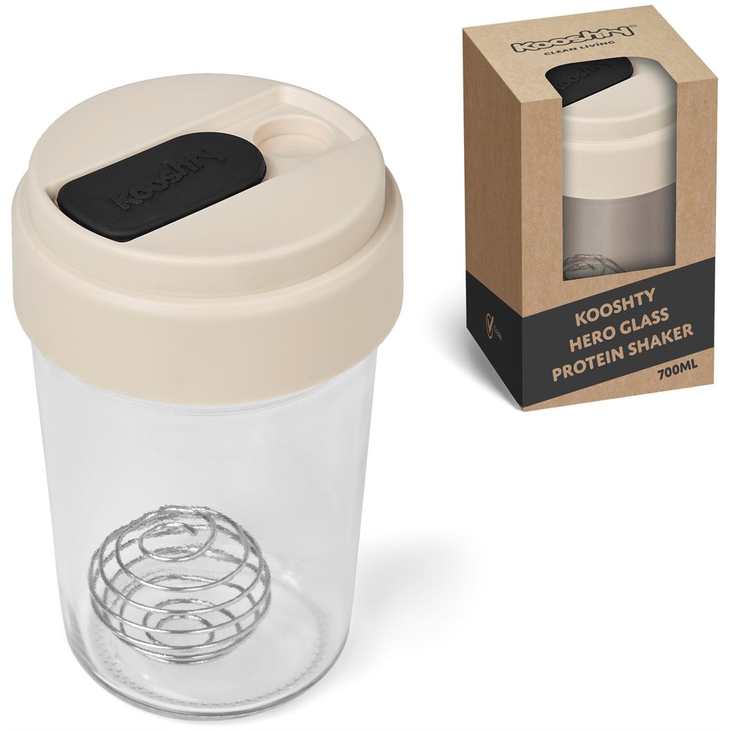 Kooshty Hero Glass Protein Shaker - 700ml