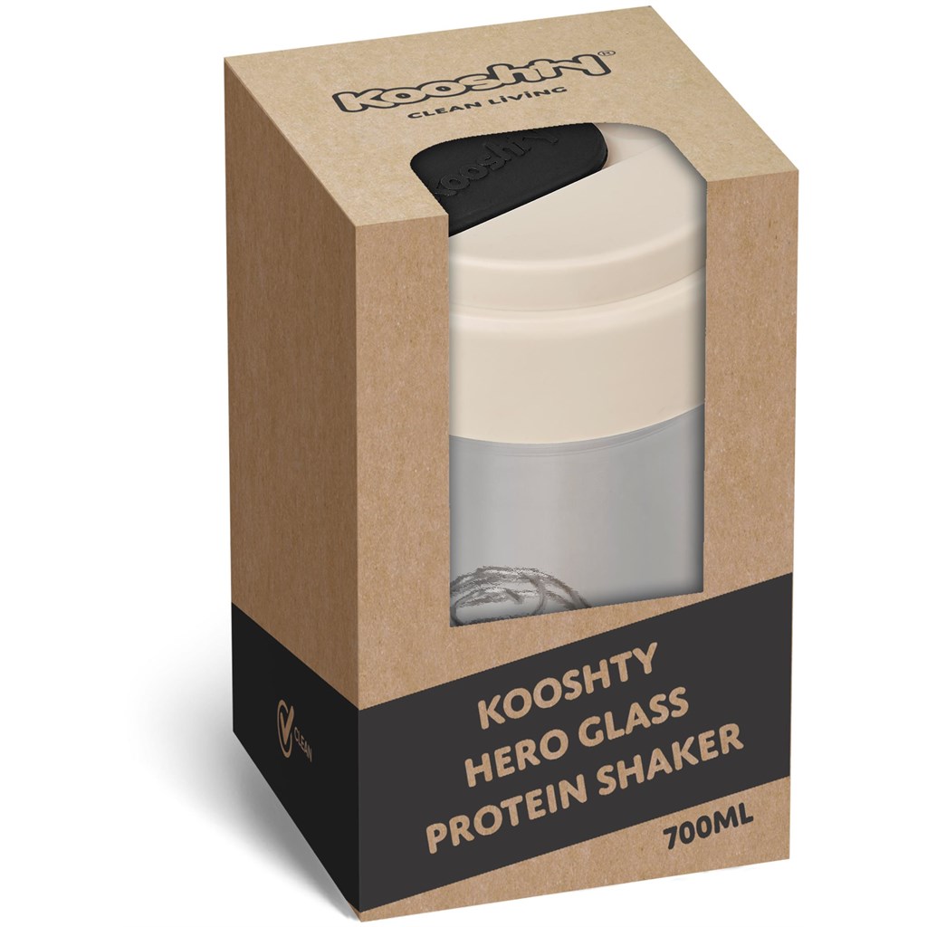 Kooshty Hero Glass Protein Shaker - 700ml