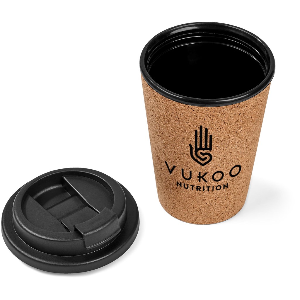 Okiyo Joki Cork & Plastic Double-Wall Tumbler - 350ml