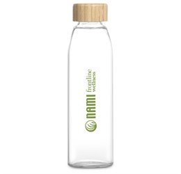 promo: Okiyo Wabi Sabi Glass Water Bottle 500ml (Natural)!