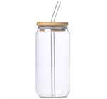 Okiyo Natsu Glass & Bamboo Tumbler - 500ml DR-OK-278-B_DR-OK-278-B-NO-LOGO