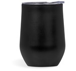 Serendipio Madison Stainless Steel & Plastic Double-Wall Tumbler - 350ml Black
