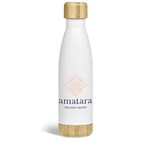 Serendipio Heritage Stainless Steel & Bamboo Vacuum Water Bottle – 500ml DR-SD-190-B_DR-SD-190-B-SW